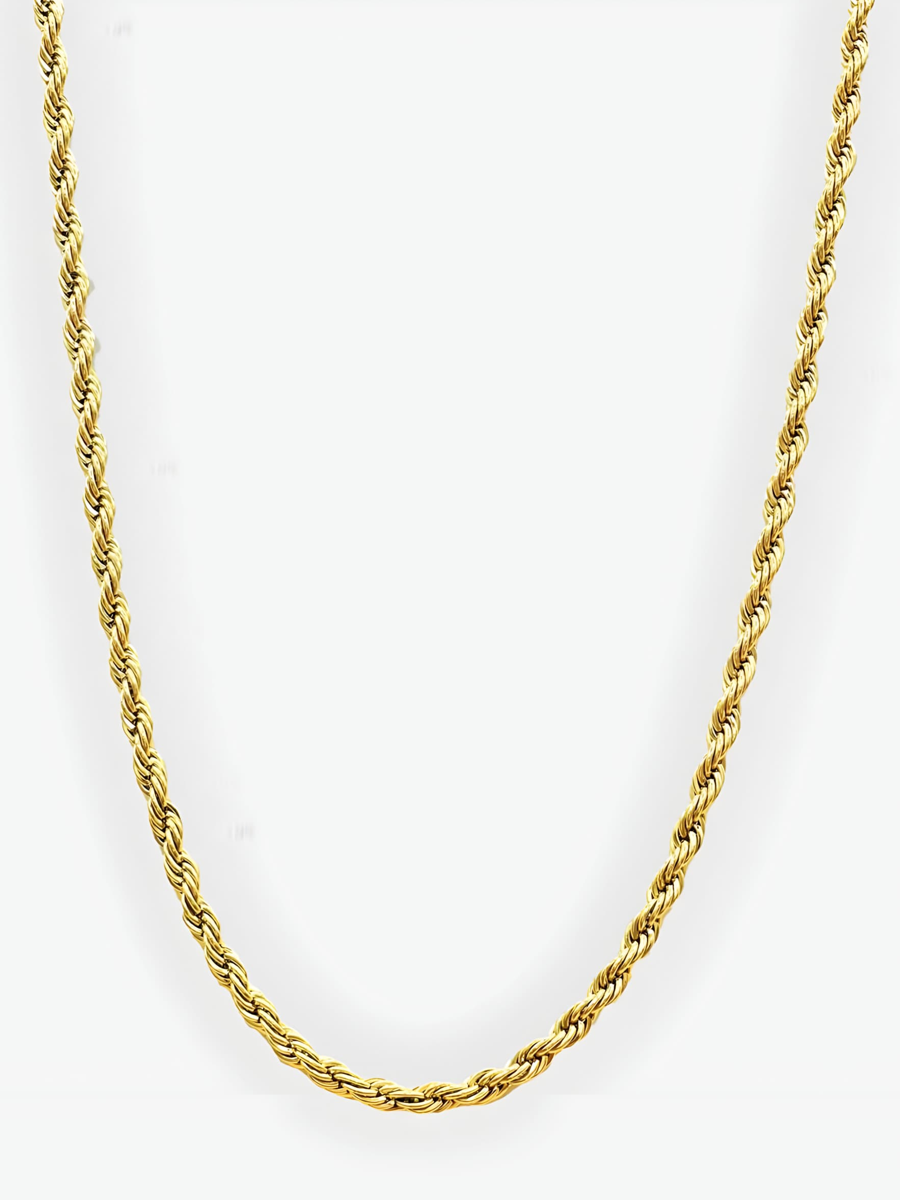 3mm Rope Chain (Gold)