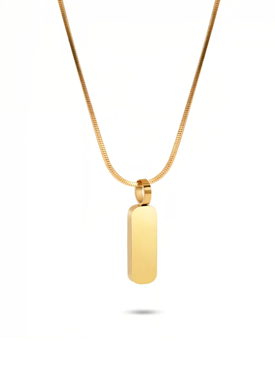 Birks Bar Pendant Necklace (Gold)