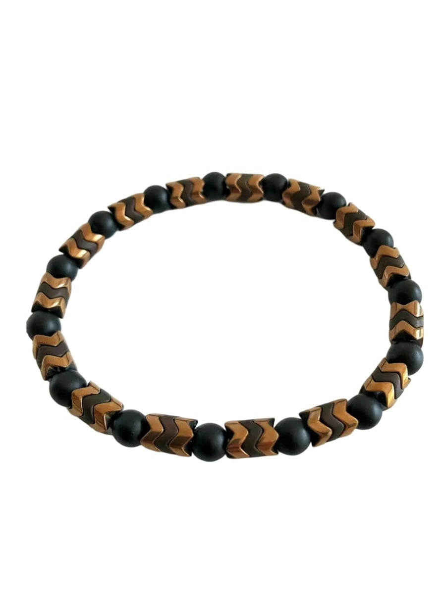 Hematite Bead Bracelet