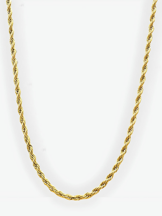 3mm Rope Chain (Gold)