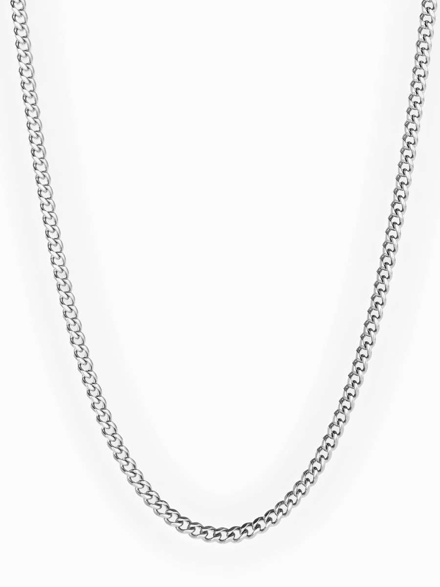 5mm Cuban Chain (Silver)
