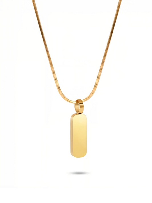 Birks Bar Pendant Necklace (Gold)
