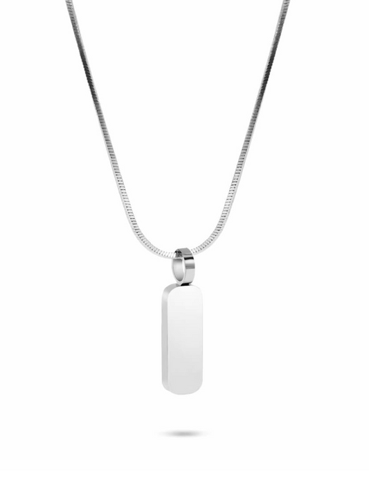 Birks Bar Pendant Necklace (Silver)