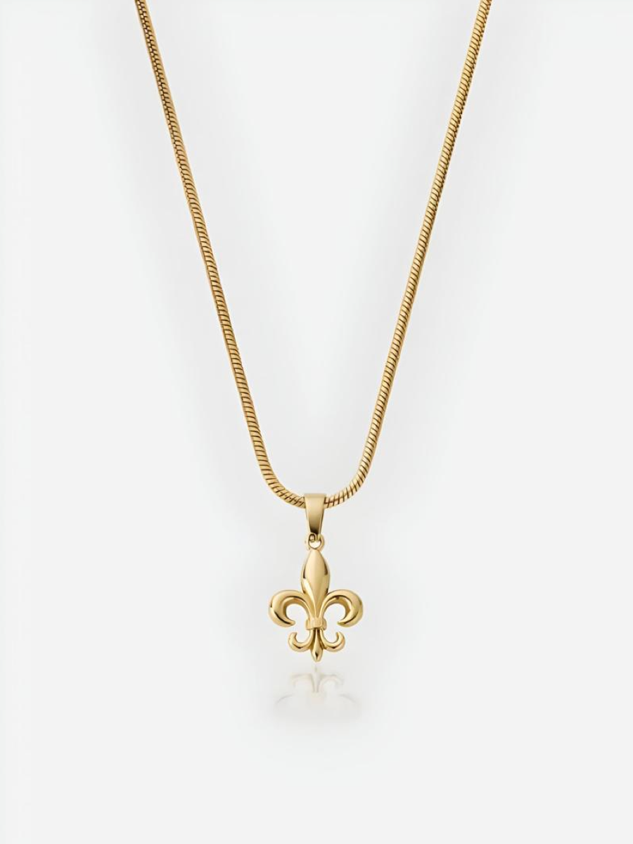 Fleur De Lis Pendant Necklace