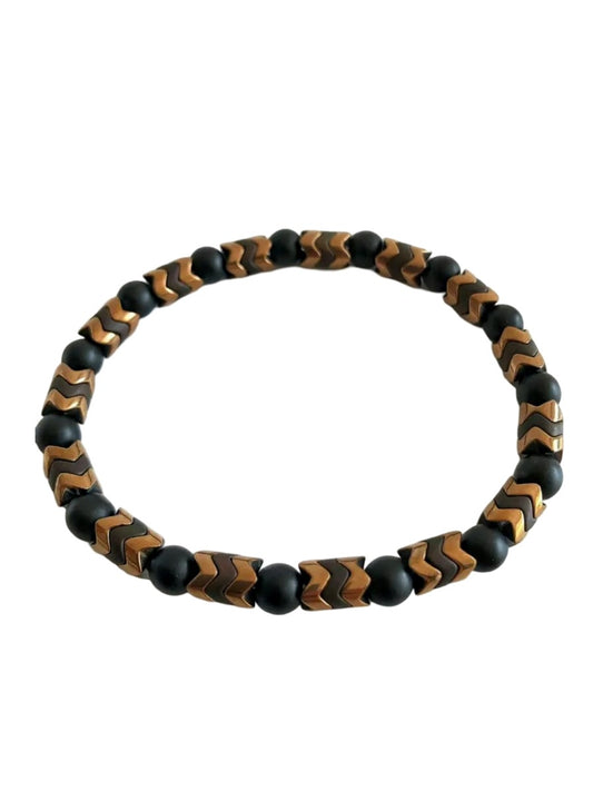 Hematite Bead Bracelet