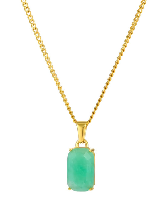 Onyx Emerald Pendant