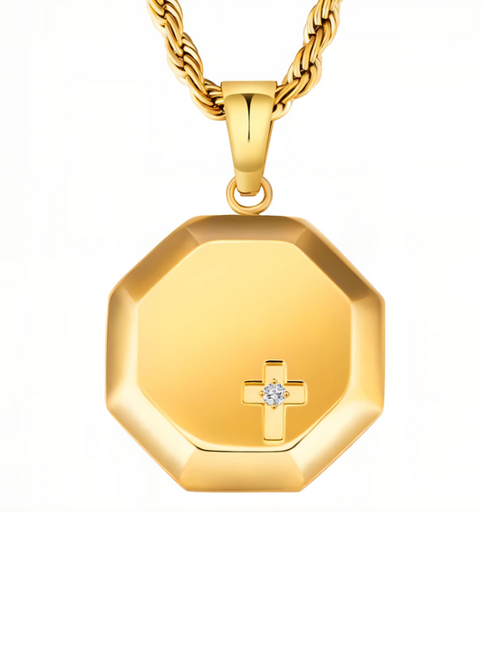 Zeigr Pendant Necklace (Gold)